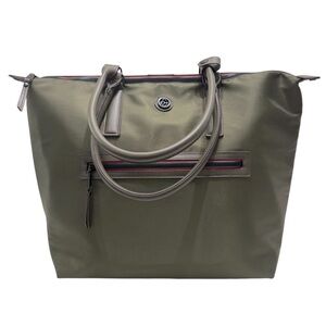 Joan & David 20 Inch Nylon Workbook Tote‎ Dark Army Green